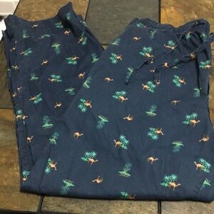 Syafford Pj/Sleep pants, regular fit, cotton and polyester. Size Large